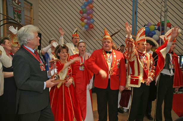 Ein dreifach Helau auf den Landrat