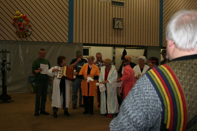 Franz bekommt ein Ständchen zum 60.