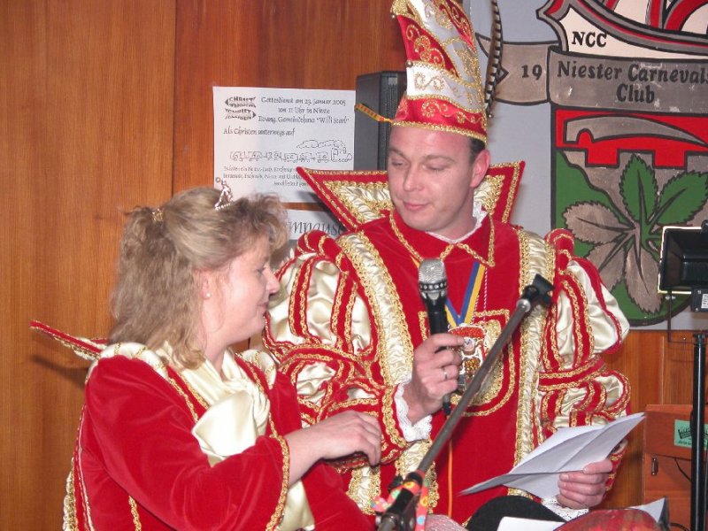 Oliver I. und Michaela I. begrüßen die anwesenden Ehrengäste