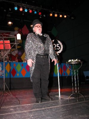 Franz Pyszko - unser fernseherprobter Büttenredner als Silberbräutigam - tosende Beifallsstürme