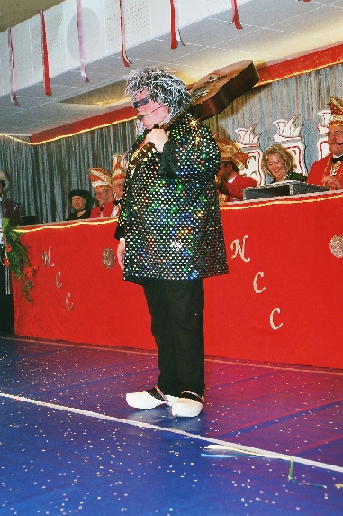 Bütt: Franz Pyszko als "Alleinunterhalter"