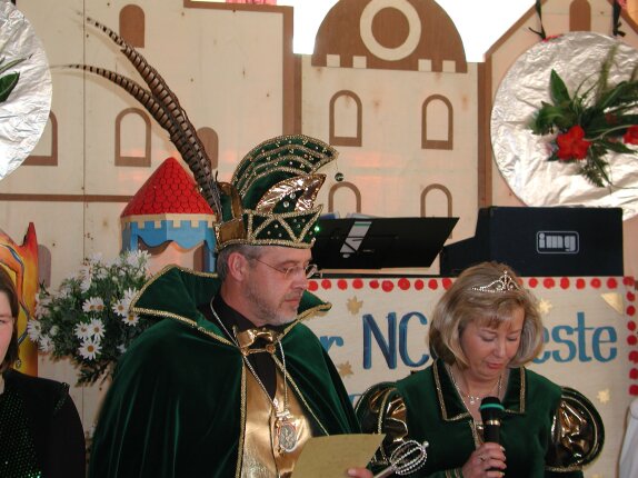 Antrittsrede unserer Tolitäten Prinz Hans-Jürgen I. und Prinzessin Ute I.