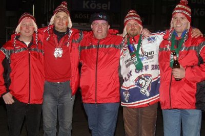 Fünf Freunde...Olaf Weber, Ralf Meise, Klaus Missing, Erik Zinke und Sven Langenegger